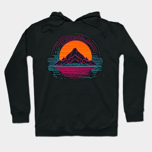 Geometric mountain Hoodie